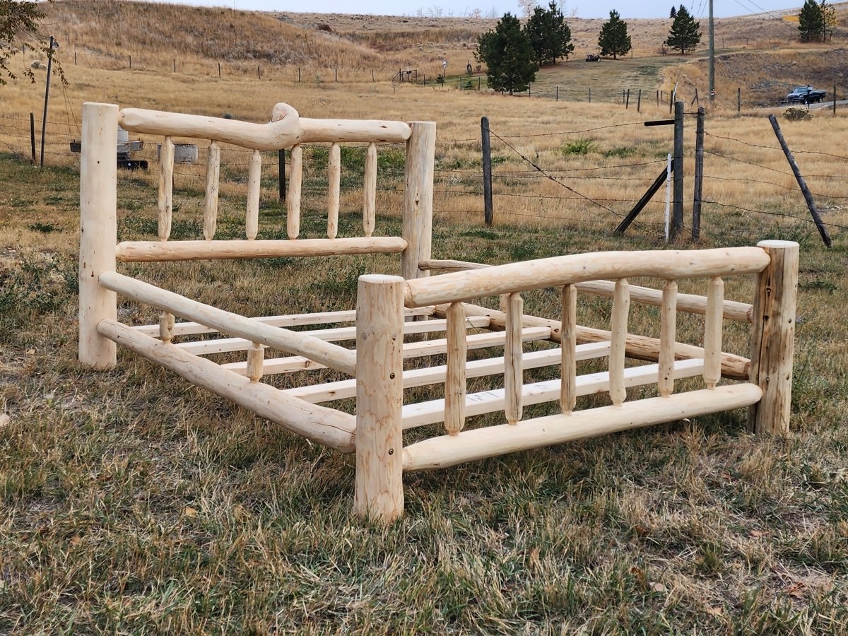 Log Bed Frame - Traditional - Canadian Log Furniture