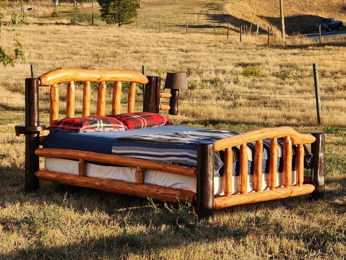 Log Bed Frame - Traditional - Canadian Log Furniture