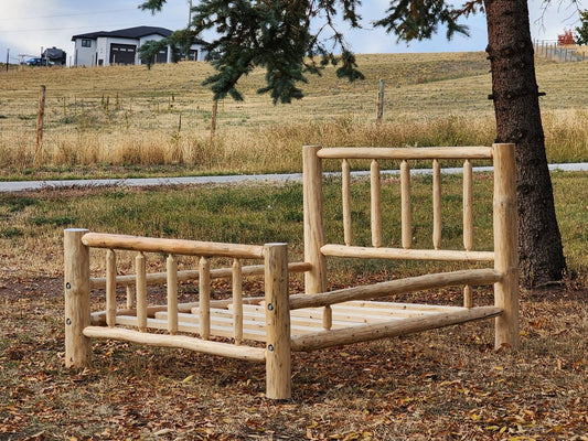 Log Bed Frame - Traditional - Canadian Log Furniture