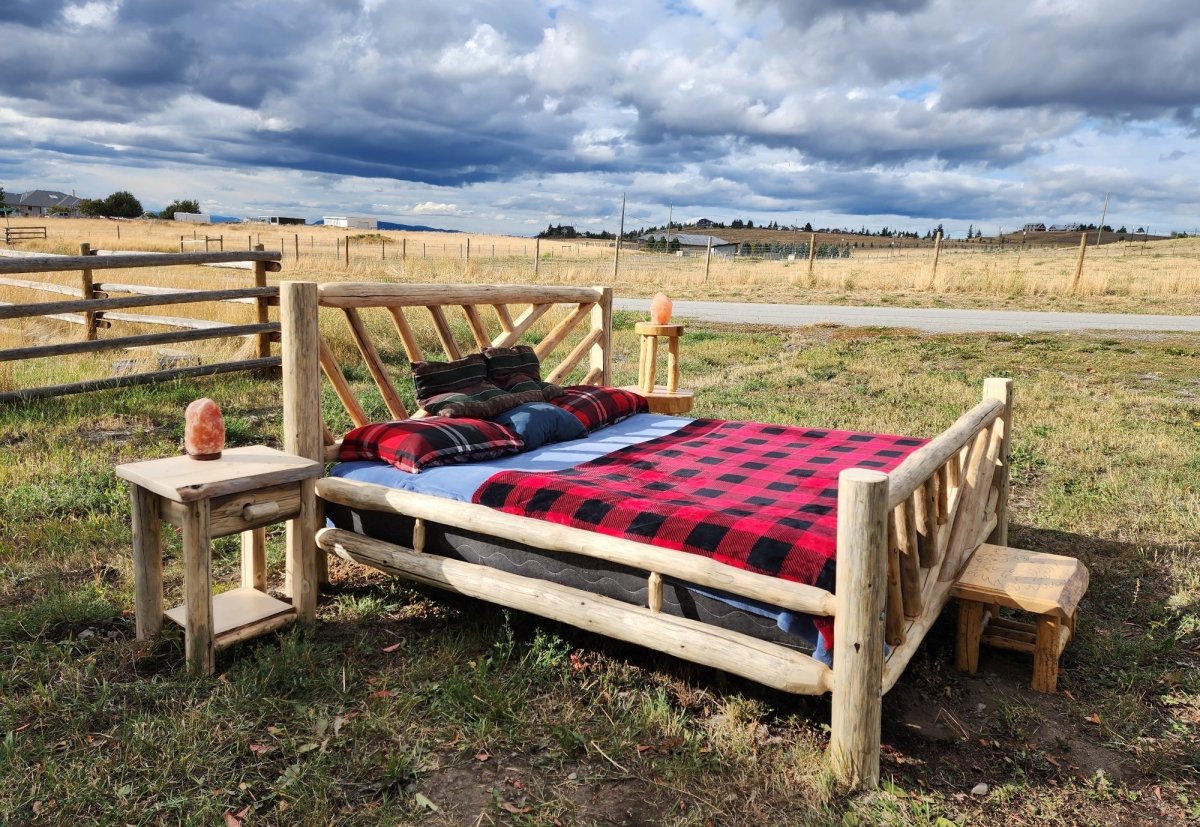 Log Bed Frame - Yellowstone - Canadian Log Furniture