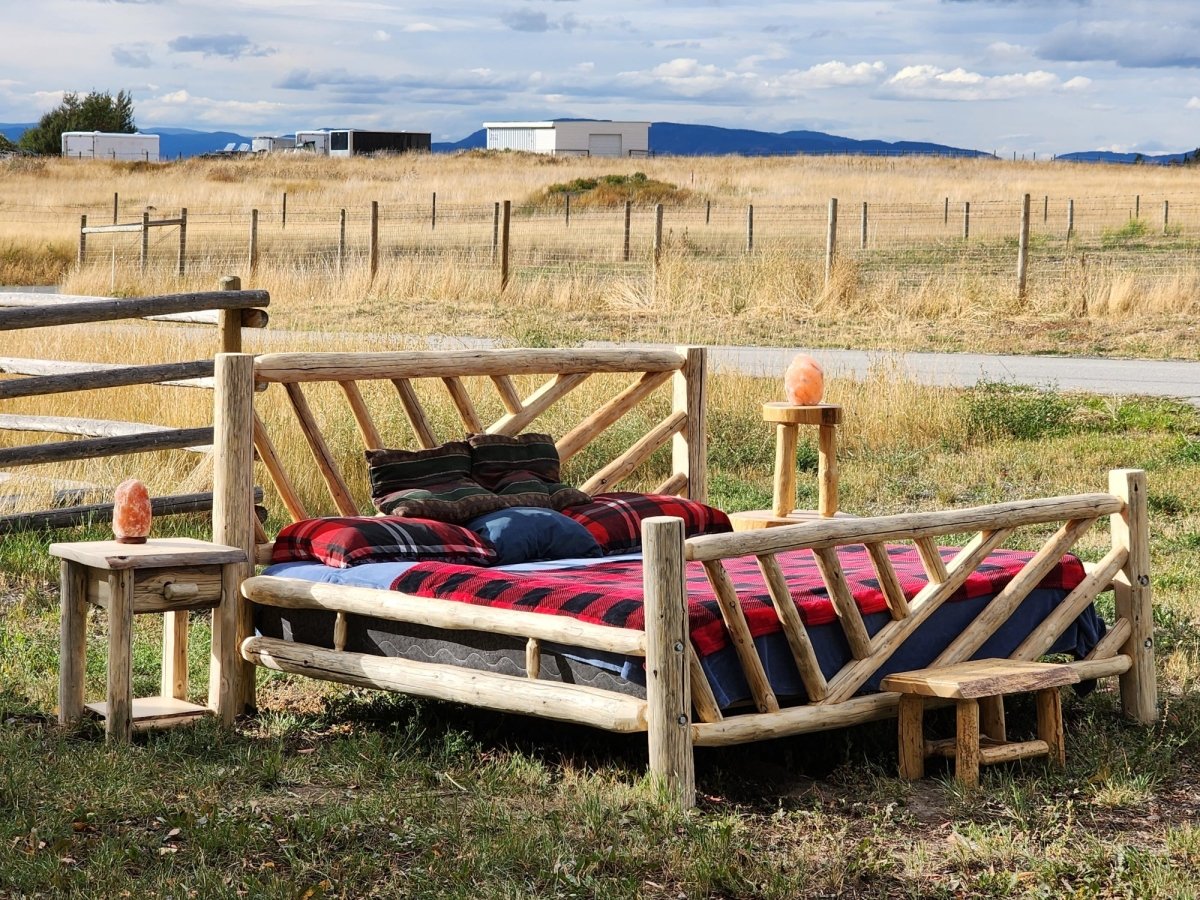 Log Bed Frame - Yellowstone - Canadian Log Furniture