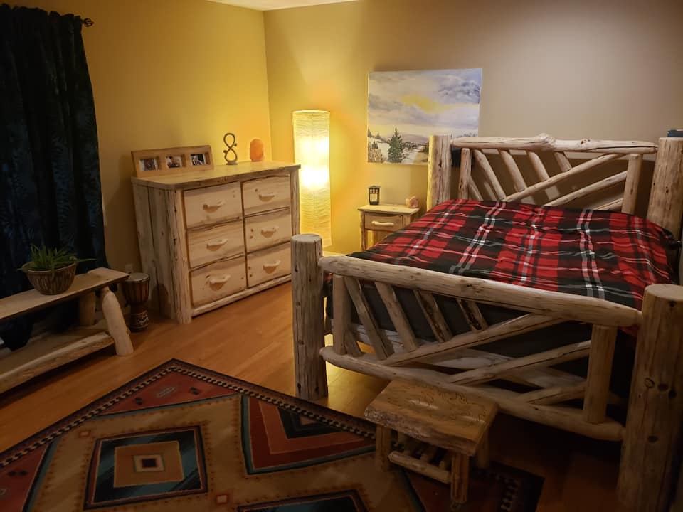 Log Bed Frame - Yellowstone - Canadian Log Furniture