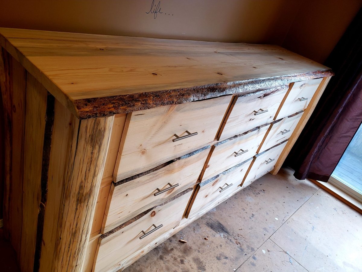 Log Dresser - Canadian Log Furniture