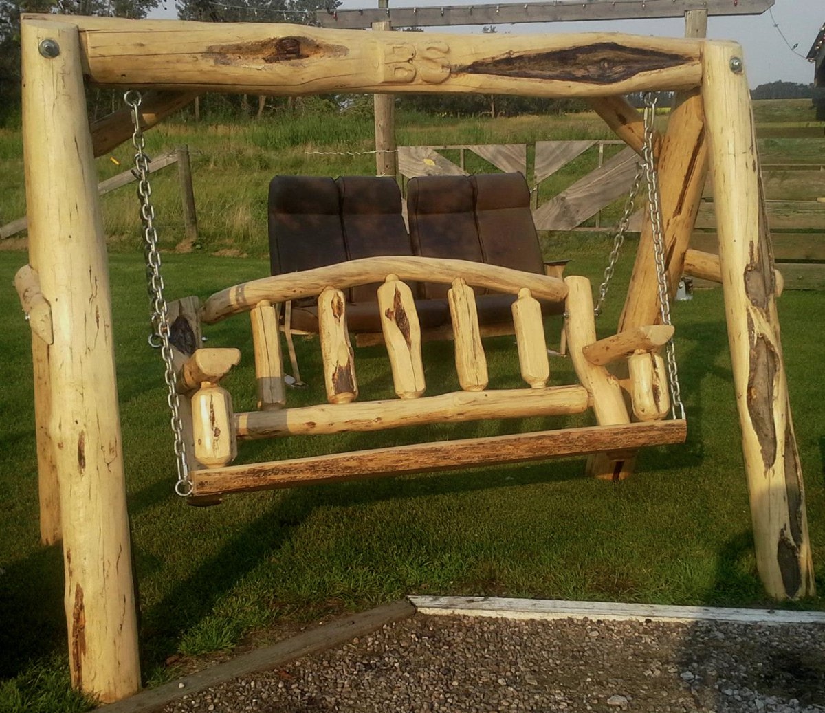 Log Yard Swing - Canadian Log Furniture