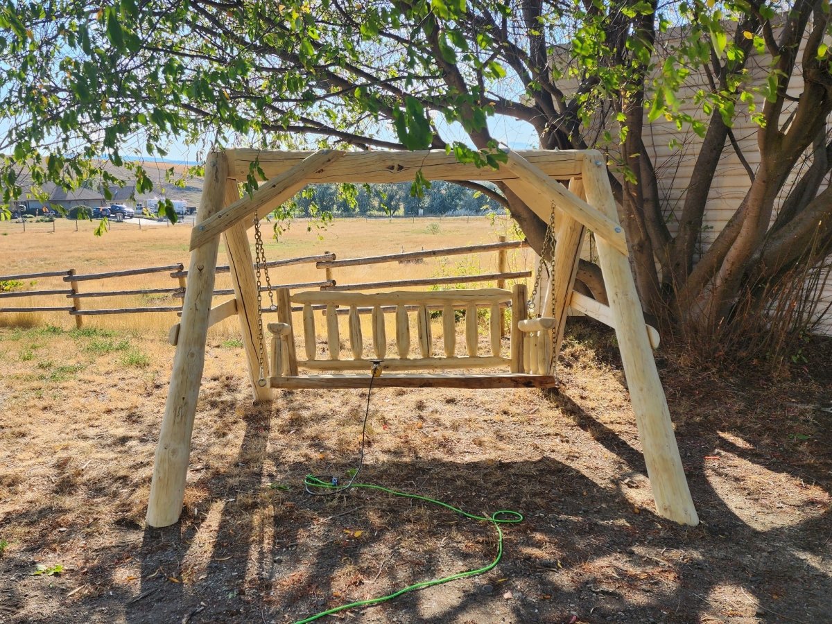 Log Yard Swing - Canadian Log Furniture