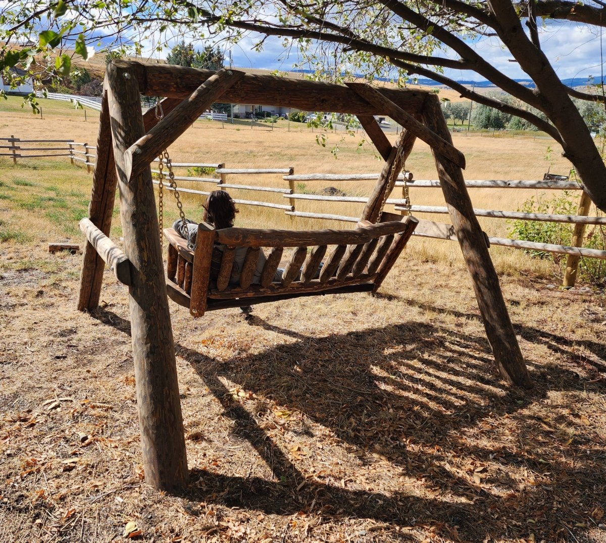 Log Yard Swing - Canadian Log Furniture